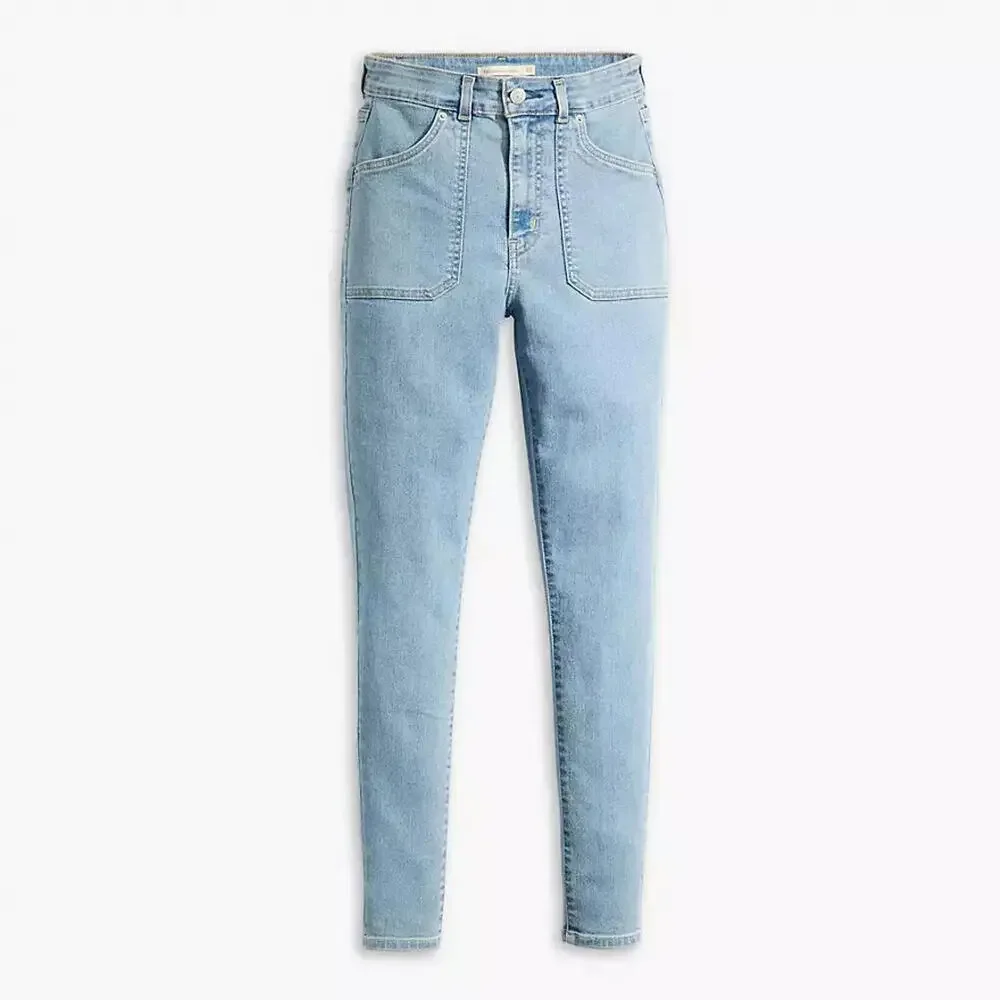 Levi's 721 High Rise Skinny Utility Women's Jeans 31x28 $69 MSRP NWT - Picture 4 of 9